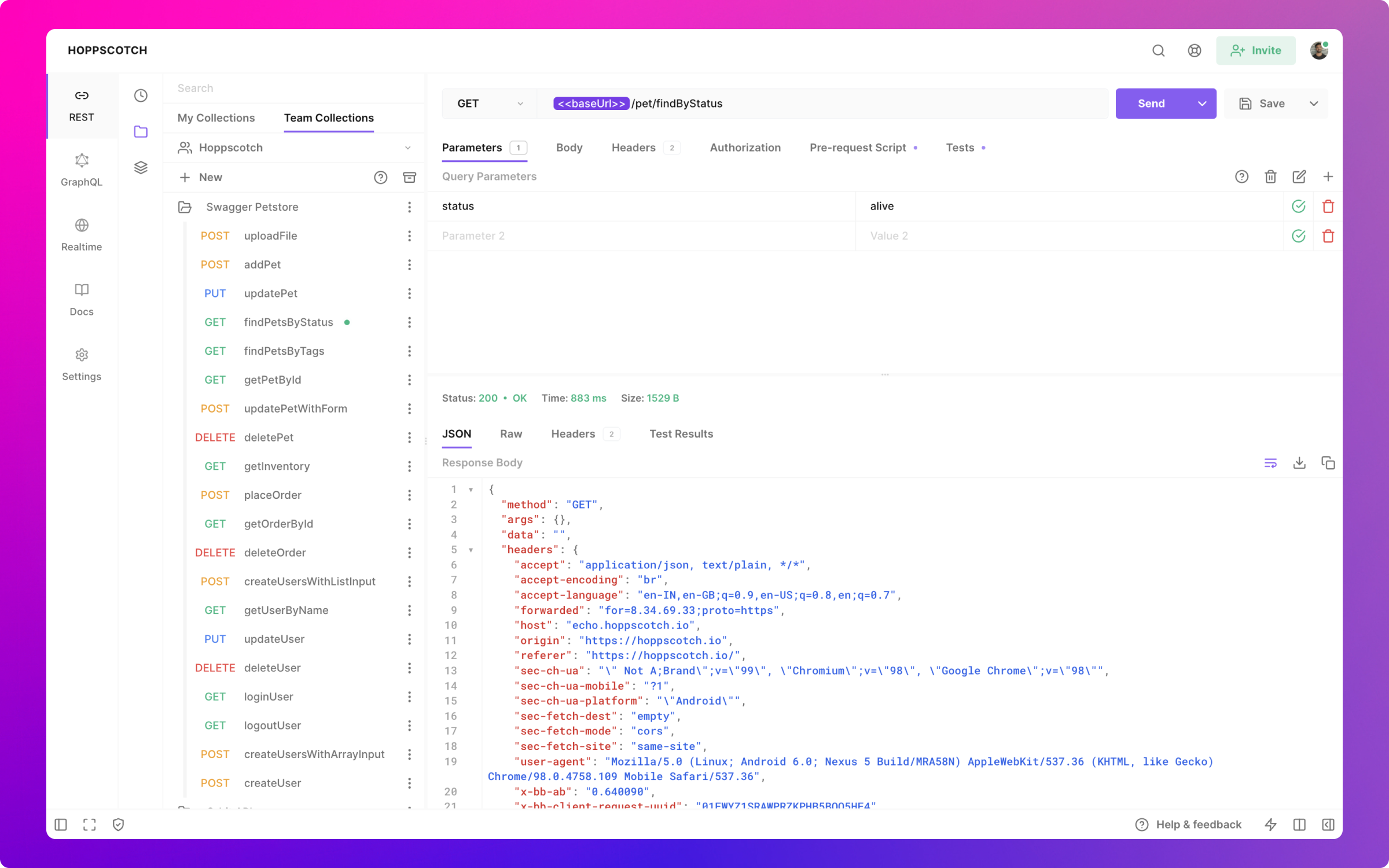 Hoppscotch | 👽 Open Source API Development Ecosystem - Https ...